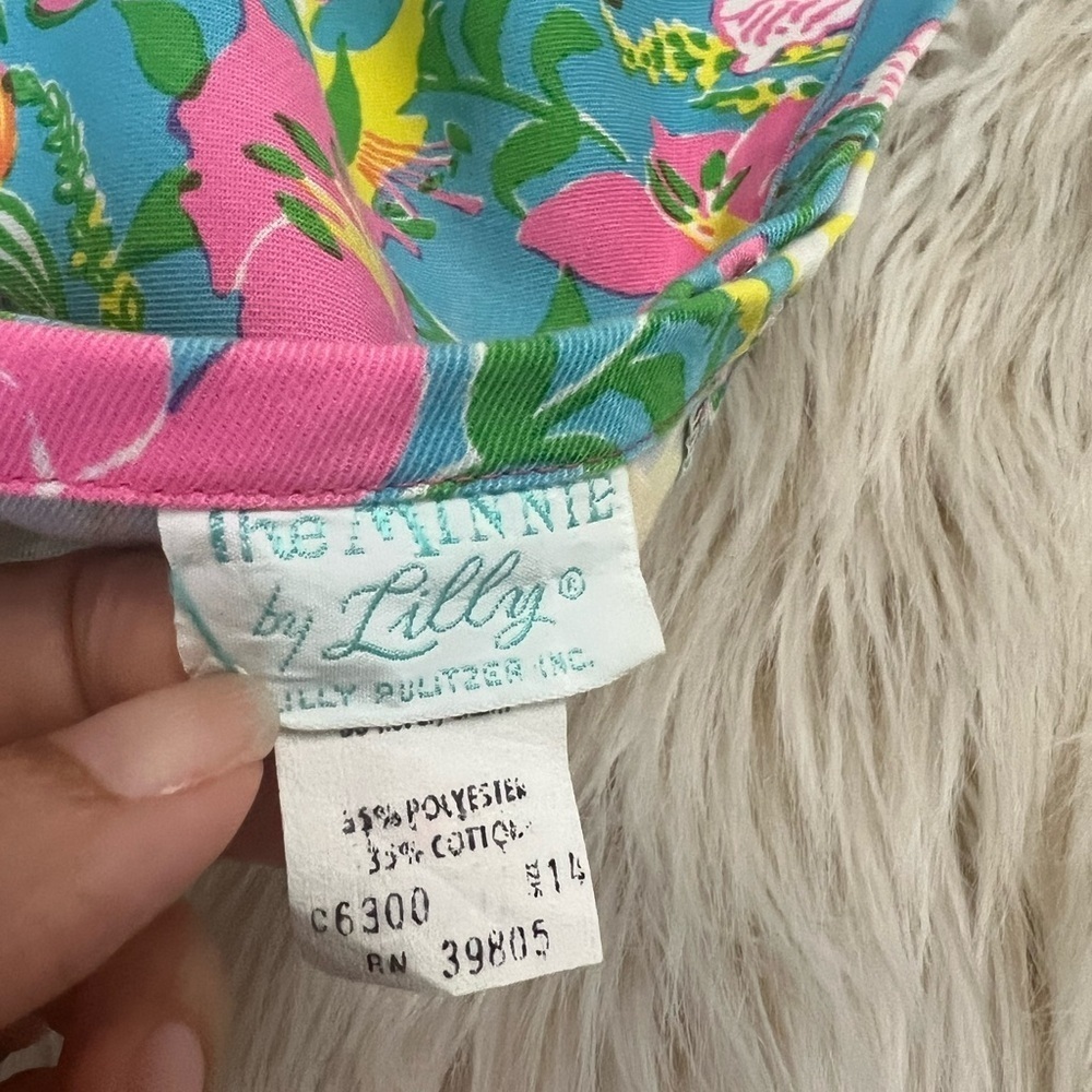 VTG Lilly Pulitzer The Minnie Skirt 1970s Rare Print Size 14 - Picture 6 of 9